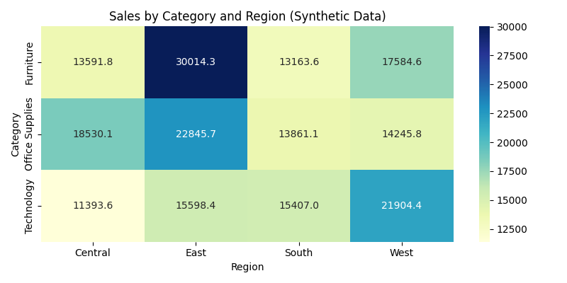 Sales Heatmap